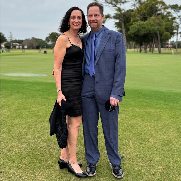 Oleg Cassini black bodycon dress spaghetti strap size 6 style 20612 - Picture 8 of 8